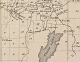 1865 Map of Hermon Township Saint Lawrence County New York