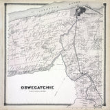 1865 Map of Oswegatchie Township Saint Lawrence County New York