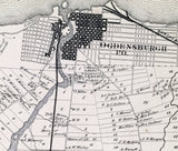 1865 Map of Oswegatchie Township Saint Lawrence County New York