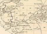 1865 Map of Pitcairn Saint Lawrence County New York