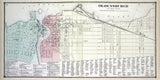 1865 Town Map of Ogdensburgh Saint Lawrence County New York