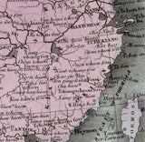 1835 Map of The Chinese Empire and Japan