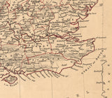 1842 Map of The British Isles