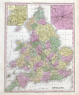 1844 Map of England