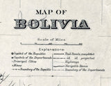 1894 Map of Bolivia