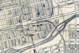 1900 Map of Reno Washoe County Nevada