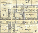 1897 Town Map of Hayesville Ashland County Ohio