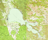 1938 Map of Clear Lake California