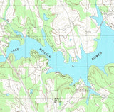 1983 Map of Lake William Bowen South Carolina