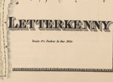 1868 Map of Letterkenny Township Franklin County Pennsylvania