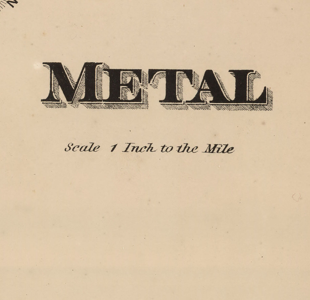 1868 Map of Metal Township Franklin County Pennsylvania
