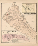 1868 Map of Southampton Township Franklin County Pennsylvania