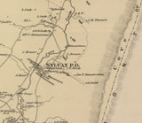 1868 Map of Warren Township Franklin County Pennsylvania