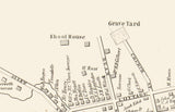1855 Town Map of Deposit Broome County New York