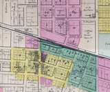 1892 Town Map of Marengo McHenry County Illinois