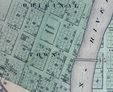 1892 Town Map of McHenry McHenry County Illinois