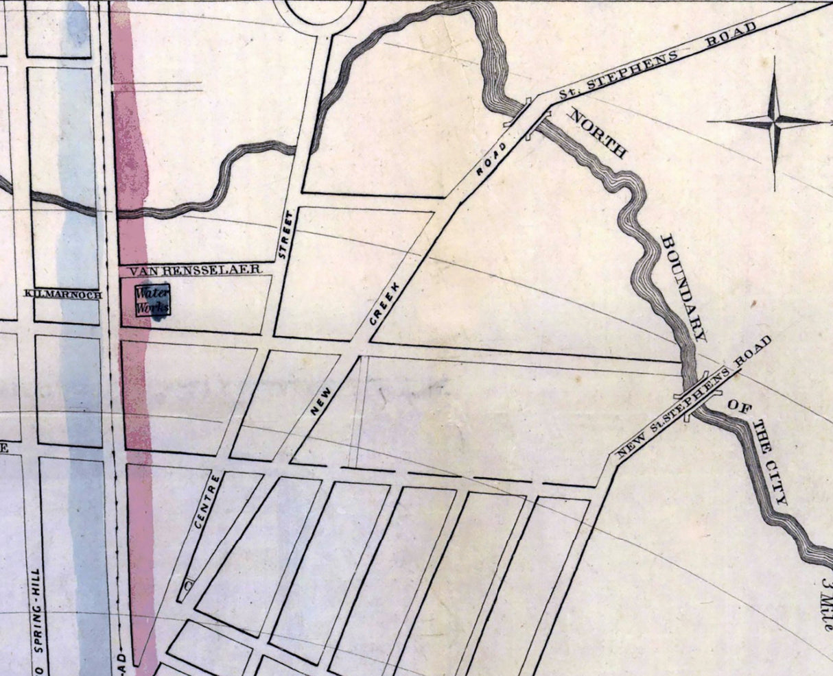 1853 Map of Mobile Alabama