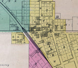 1892 Town Map of Huntley McHenry County Illinois