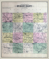 1892 Map of McHenry County Illinois
