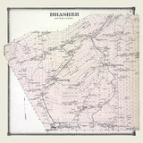 1865 Map of Brasher Township Saint Lawrence County New York