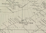 1865 Map of Depeyster Township Saint Lawrence County New York