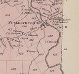 1865 Map of Fowler Township Saint Lawrence County New York