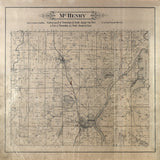 1892 Map of McHenry Township McHenry County Illinois