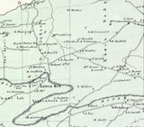 1865 Map of Gouverneur Township Saint Lawrence County New York