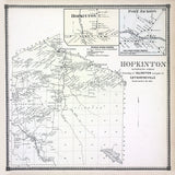 1865 Map of Hopkinton Township Saint Lawrence County New York