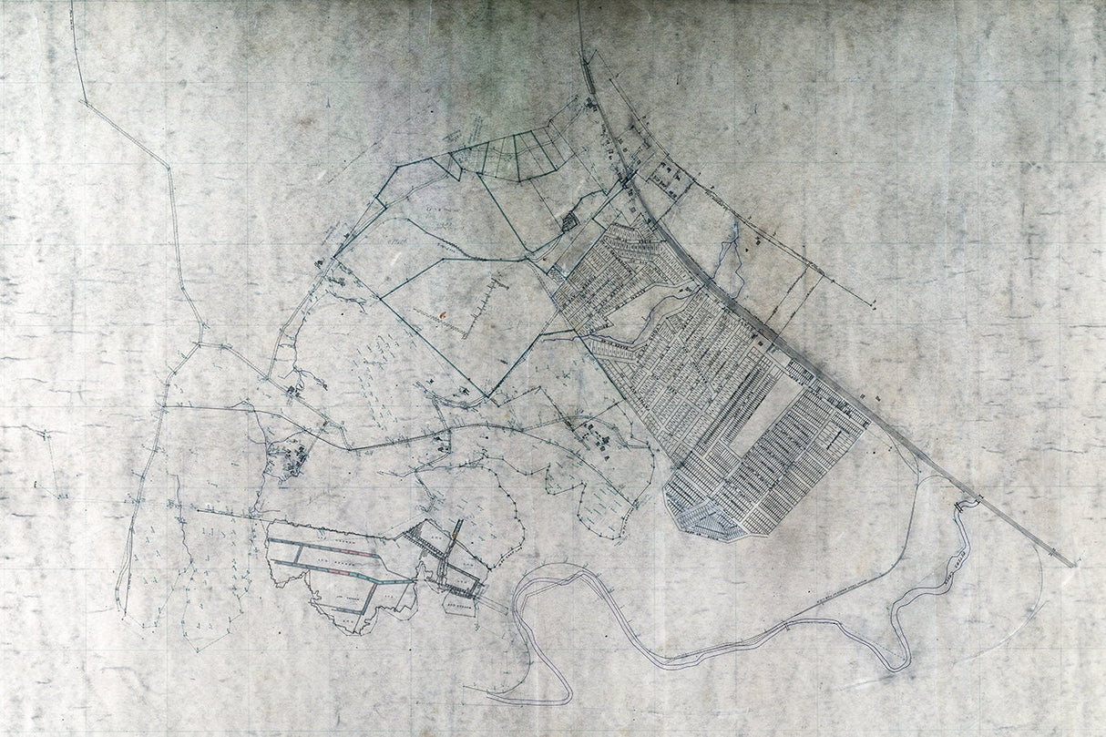 1921 Map of Clairton Allegheny County Pa and the Rachel Coal Mine