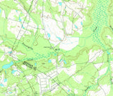 1971 Topo Map of Elgin South Carolina Quadrangle White Pond