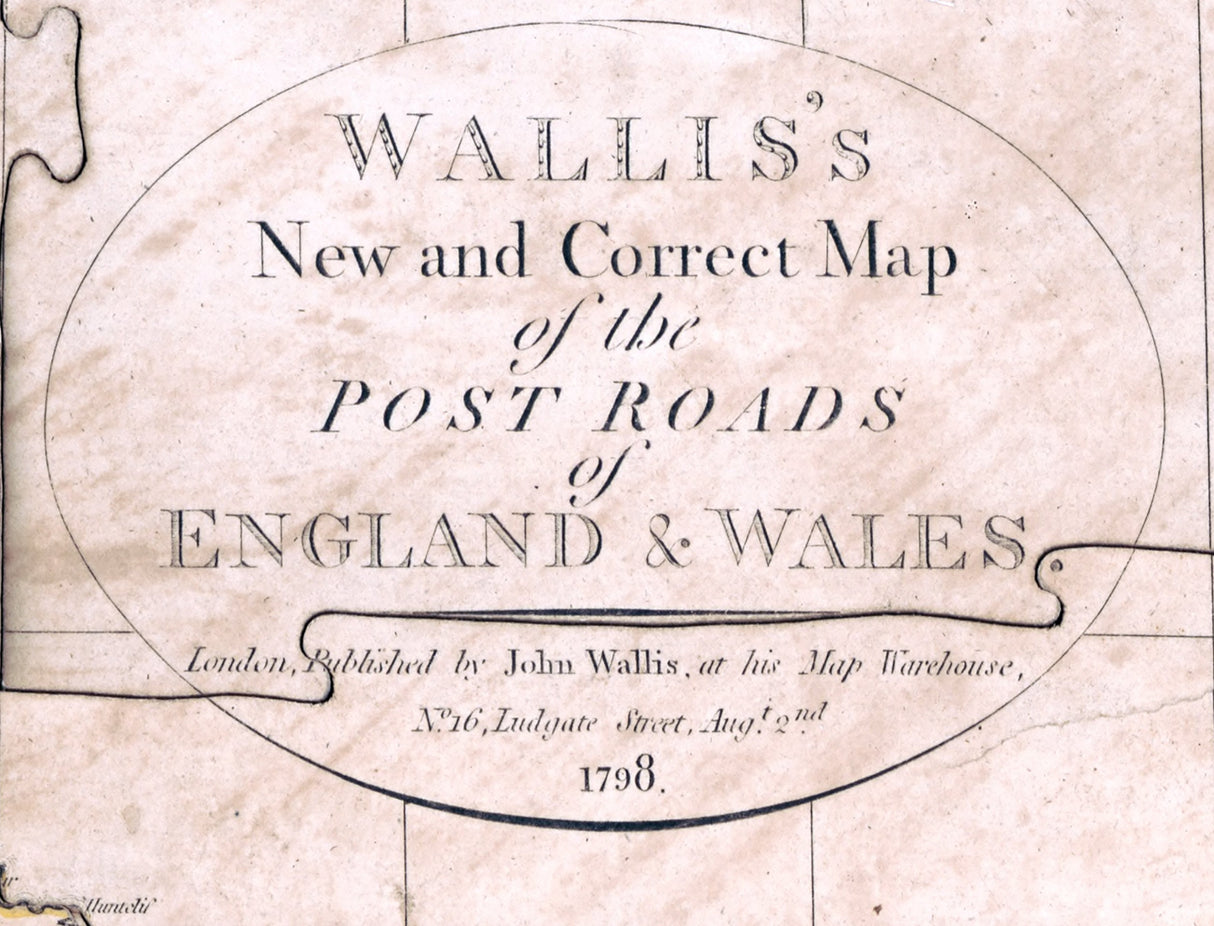 1798 Map of England and Wales