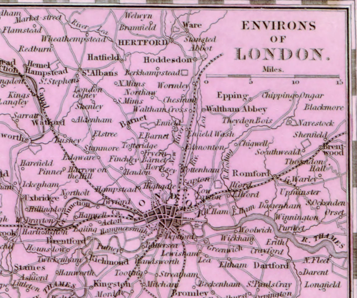 1844 Map of England