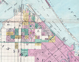 1891 Map of the City of Superior and The Head Of Lake Superior