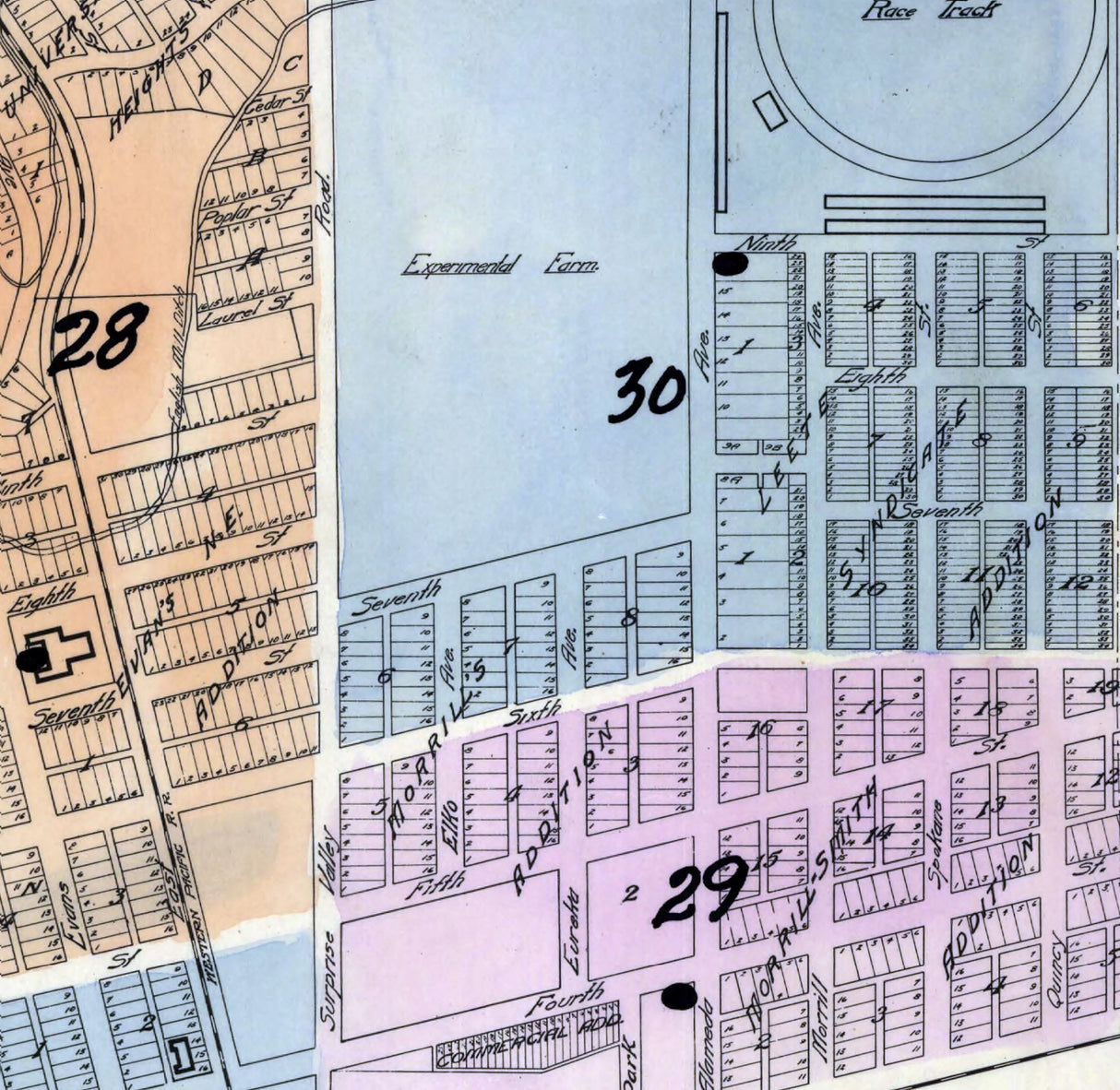 1927 Map of Reno Nevada
