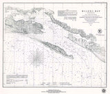 1858 Nautical Map of Biloxi Bay Mississippi