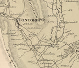 1868 Map of Fannett Township Franklin County Pennsylvania