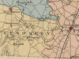 1868 Map of Franklin County Pennsylvania