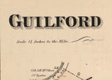 1868 Map of Guilford Township Franklin County Pennsylvania