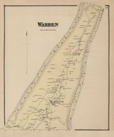 1868 Map of Warren Township Franklin County Pennsylvania