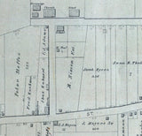 1892 Town Map of Johnsburg McHenry County Illinois