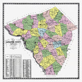 1864 Map of Lancaster County Pennsylvania