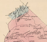 1864 Map of Brecknock Township Lancaster County Pennsylvania