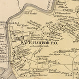 1864 Map of Conestoga Township Lancaster County Pennsylvania