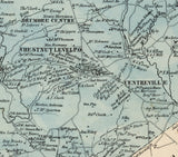 1864 Map of Drumore Township Lancaster County Pennsylvania