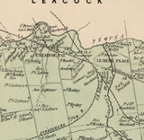 1864 Map of Paradise Township Lancaster County Pennsylvania