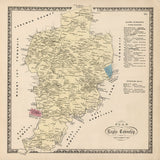 1864 Map of Rapho Township Lancaster County Pennsylvania