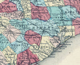 1855 Map of Texas