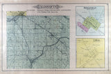 1892 Map of Algonquin Township McHenry County Illinois