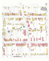 1904 Town Map of Chambersburg Franklin County Pennsylvania